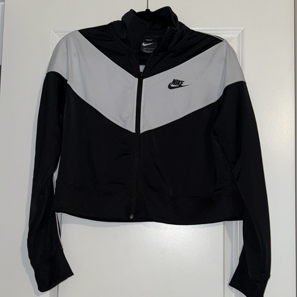 Nike Black and White Chevron Jacket